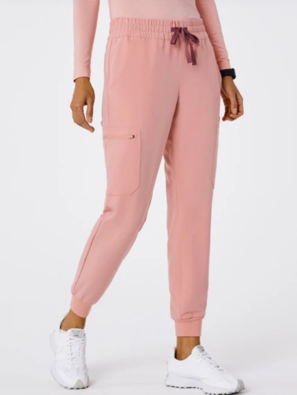 Figs Pink Sand Uman Relaxed Jogger Scrub Pants XS Limited